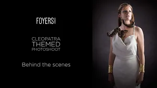 Behind the scenes -  Cleopatra themed photoshoot