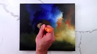 Whispers of Sunlight | acrylic landscape step by step painting demonstration