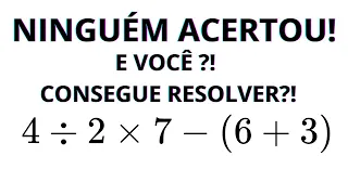 MATEMÁTICA BÁSICA - QUAL O RESULTADO DA EXPRESSÃO❓