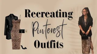 Recreating Curated Pinterest Outfits