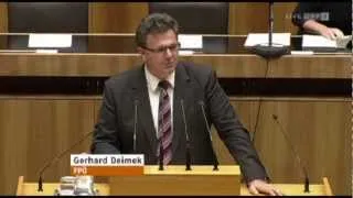 Gerhard Deimek - Infrastruktur - Budget 2013