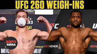 UFC 260 Weigh-In Show | ESPN MMA