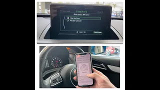 How to use Bluetooth phone pairing | Audi Q3 | Audi