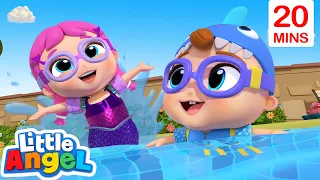 Baby Shark and Mermaid  [TV Mix] | Little Angel Kids Songs & Nursery Rhymes