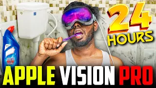 தல வலி முடியல😩 | 24 Hours in Vision Pro 😵 - Worst Experiment 🥵 | கண்ணு போச்சா?