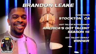 Brandon Leake Story Semi Final Week 6 America's Got Talent All Stars 2023