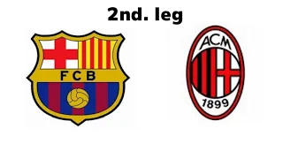 【Round 16】Barcelona vs AC Milan 2nd. leg