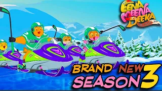 Ice Hockey! 🏒  | BRAND NEW - Season 3 | Eena Meena Deeka Official | Funny Cartoons for Kids