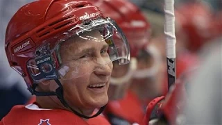 Putin Stars in Exhibition Hockey Game, Scores Eight Goals