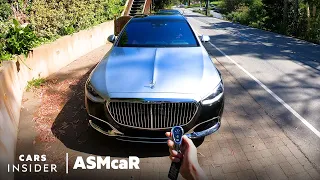 Driving A Mercedes-Maybach S-Class And Pushing Every Button | POV ASMR