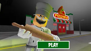 Escaping From The Papa Pizza's Pizzeria! New SCARY OBBY ( #roblox )