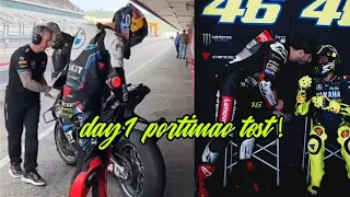 Join the party! day 1 portimao test superbike circuit Algarve x vr46 riders academy|winter test 2024