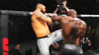 REQUIS PUNCHES OPPONENT INTO THE AIR