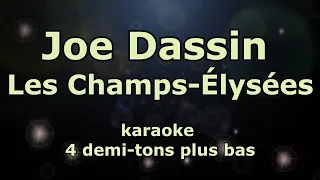 Karaoke Les Champs-Élysées - Joe Dassin, la voix de contralto