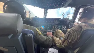 C-17 Overhead Break at @ 345 KTS or 400 MPH