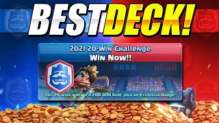 Best Deck for the 20 Win Challenge in Clash Royale!! Biggest Challenge of the Year!!