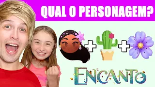 MUITO DIFÍCIL! ADIVINHE O PERSONAGEM DE ENCANTO COM EMOJIS! NÃO FALAMOS DO BRUNO! - Pai Também Vloga