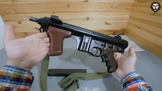 Охолощенный пистолет-пулемет Beretta M12 видео обзор 4k