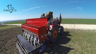 Подготовка Сеялки зерновой "ЗАРЯ"  и посев Люцерны, Овсяно- виковой смеси (мешанки)