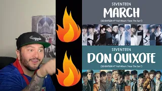 SEVENTEEN - "DON QUIXOTE" & "MARCH" Lyric Video Reactions!