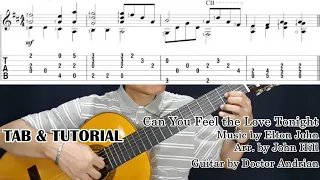 Can You Feel the Love Tonight (Fingerstyle Guitar Cover with TAB)