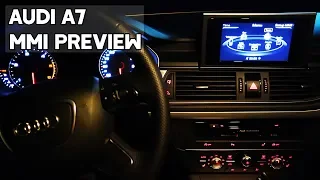 Audi A7 2012 - Audi MMI Preview