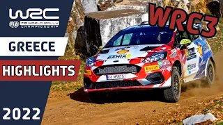 WRC3 Rally Highlights : Saturday | WRC EKO Acropolis Rally Greece 2022