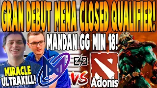 NIGMA vs ADONIS [BO3] - MATTHEW, MIRACLE vs NEWME, NITRO - MENA COSED QUALIFIER ELITE LEAGUE DOTA 2