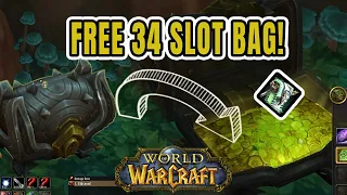 How to get a FREE 34 Slot Bag in Dragonflight! Free 34 slot in World of Warcraft