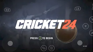 How to play cricket 24 in Android for free || play with game cc app ||