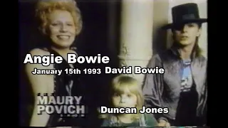 Angie Bowie interview on David Bowie - Maury Povich Show 1/15/93 Duncan Jones