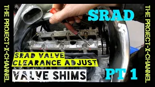 HOW TO ADJUST THE VALVE CLEARANCES ON A SUZUKI GSXR 750 SRAD PART ONE