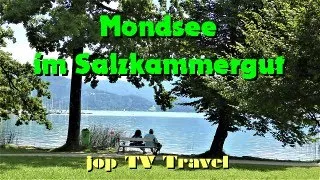 Rundgang durch den Ort Mondsee im Salzkammergut (Oberösterreich) Österreich) jop TV Travel