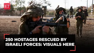 Israel vs Hamas: Visuals emerge of IDF's heroic rescue of 250 hostages near Gaza border