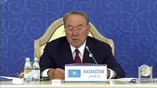 Н.Назарбаев и В.Путин об основных пунктах Каспийского соглашения