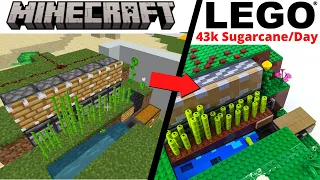 100% WORKING LEGO® Minecraft Sugarcane Farm!