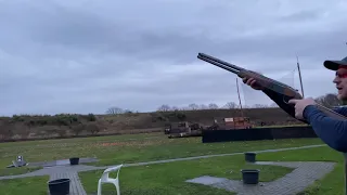 Clay Pigeon Shooting - training with Beretta 686