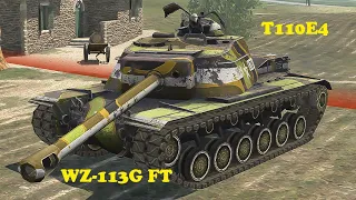 WZ-113G FT ● T110E4 - WoT Blitz UZ Gaming
