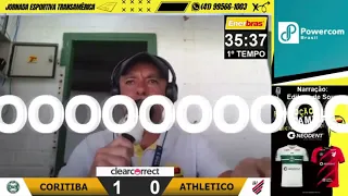 Gol do Coritiba, Alef Manga aos 36 minutos do 1º tempo Coritiba x Athletico 27/03/2022
