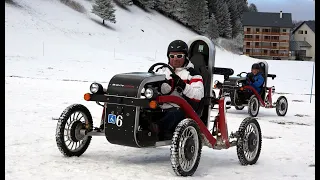 SWINCAR LA PETITE VOITURE ARAIGNÉE Á L'ALPE DU GRAND SERRE  VIDÉO 4K