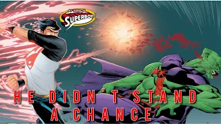 Superboy Effortlessly Defeats Martian Manhunter | Teen Titans