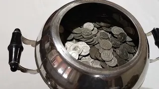 Копилка из самовара. Piggy bank from a samovar