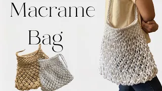 How to make a Macrame Bag l Women's hand bag l diy Macrame Net Bag