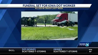 Funeral set for Iowa DOT worker killed on Interstate 80