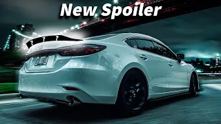 Rear Spoiler install on 2018 Mazda 6