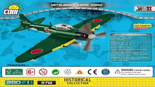 Cobi Instructions | Small Army / WW2 | 5712 | Mitsubishi A6M5 Zero Plane