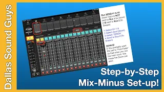 How to set up a Mix Minus!