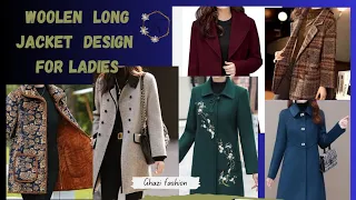 Woolen long jacket design for ladies / winter styling new & trending overcoat / Winterwear coats