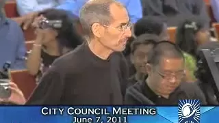 Steve Jobs Last TV Appearance at the Cupertino City Council (6/7/11)