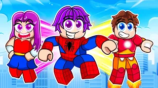 Roblox but We Became The STRONGEST SUPERHEROS!